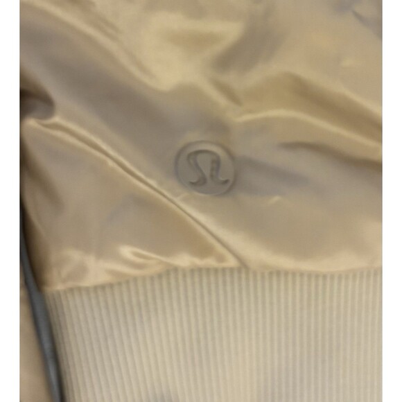 Lululemon Womens Non Stop Reversible PrimaLoft Bomber Jacket 6 Tan Trench Puffer - Picture 11 of 13